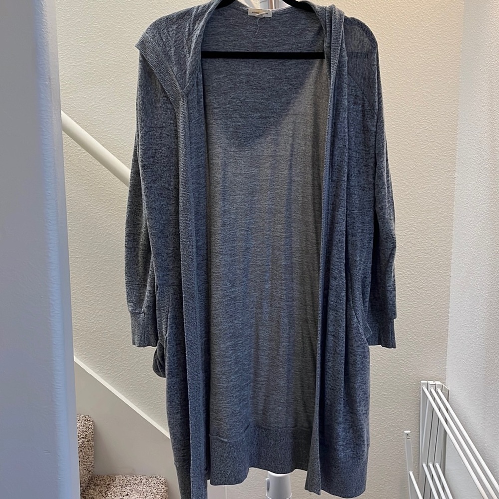 Extremely cozy heathered gray cardigan